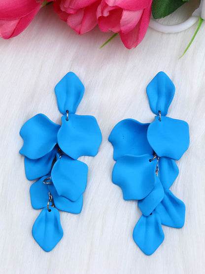 Chains Flower Shape Earrings Accessories