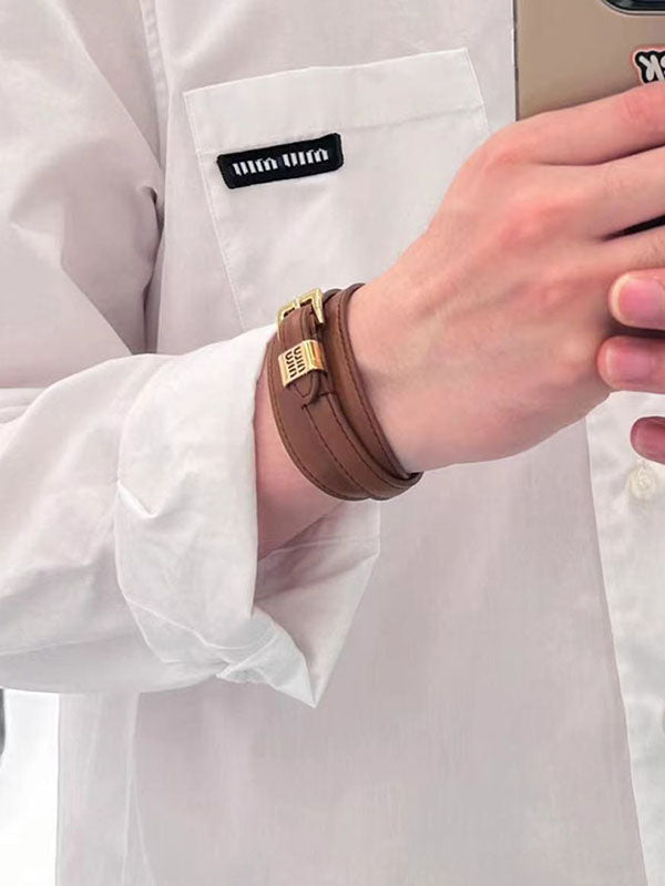 Buckle Geometric Bracelet Accessories