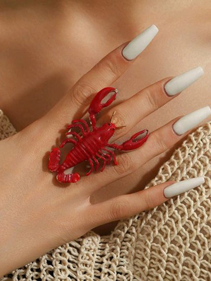 Animal Shape Rhine Stones Rings Accessories