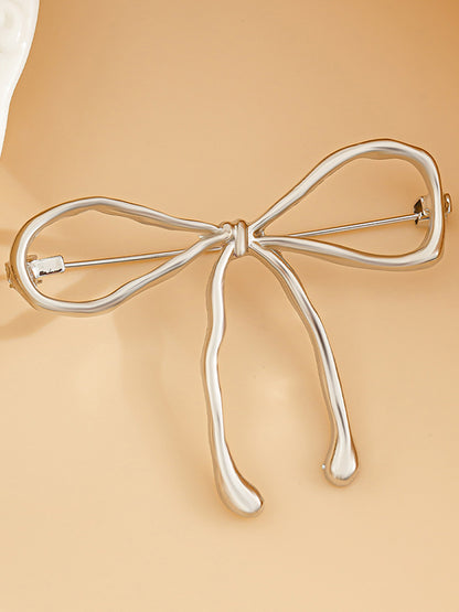 Bowknot Solid Color Brooch Accessories