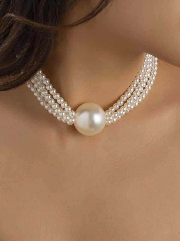 Beaded Solid Color Dainty Necklace Necklaces Accessories