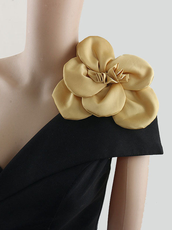 Three-Dimensional Flower Brooch Accessories