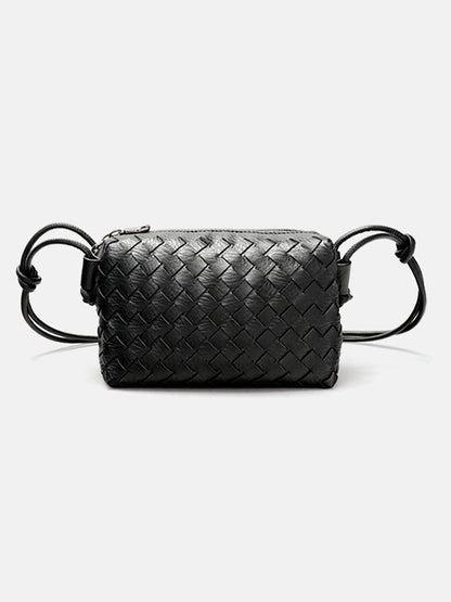Woven Zipper Bags Crossbody Bags