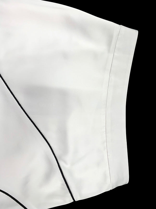 High-Low Loose Asymmetric Printed Split-Joint Skirts Bottoms