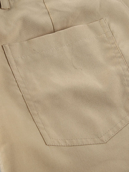 High Waisted Loose Asymmetric Printed Split-Joint Pants Trousers
