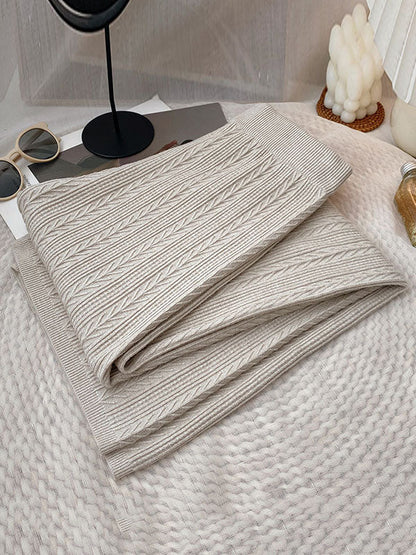 High Waisted Loose Solid Color Pants Trousers