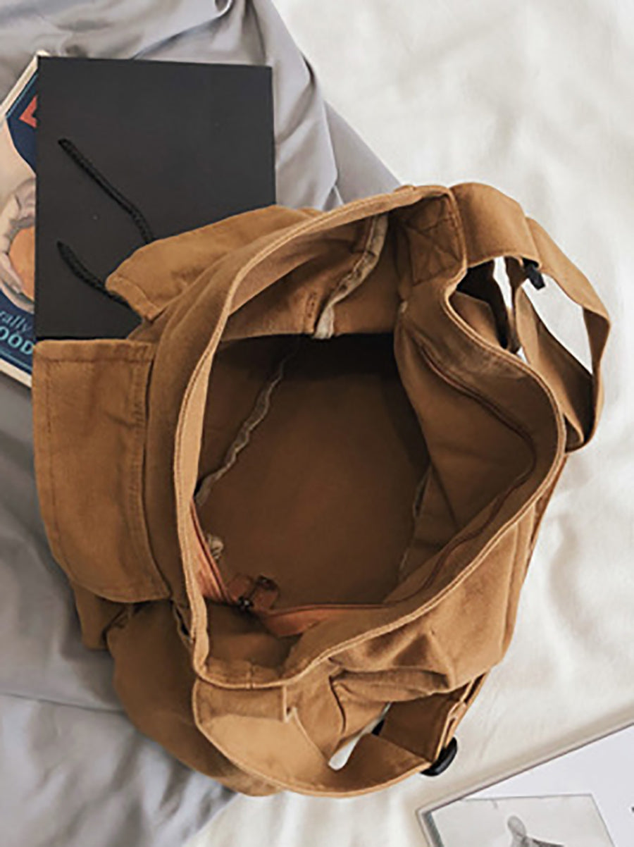 Large Capacity Casual Canvas Shoulder Bag