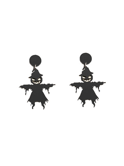 Geometric Hollow Drop Earrings