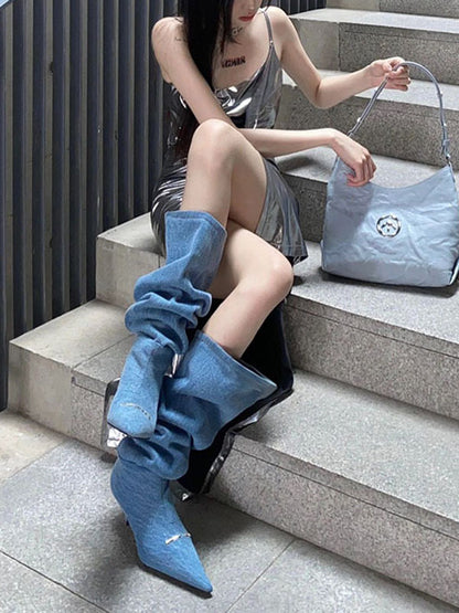 Stilettos Pointed-Toe Boots