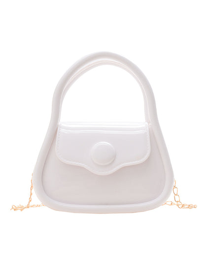 Chains Solid Color Crossbody Bags Satchels