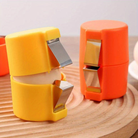 Compact Egg Shell Opener & Peeler Tool – Essential Kitchen Gadget for Easy Removal, Perfect at Home or Restaurants, Egg Top Slicer, Restaurant Equipment, Food Prep Tool, Compact Design, Handheld Device, Sturdy Construction, Durable Plastic, Shell Remover,