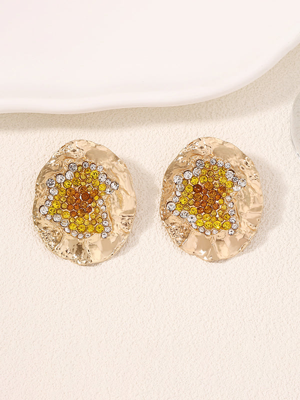 Geometric Shiny Earrings Accessories