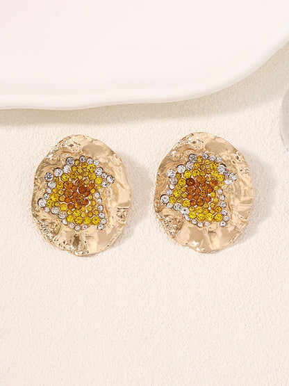 Geometric Shiny Earrings Accessories