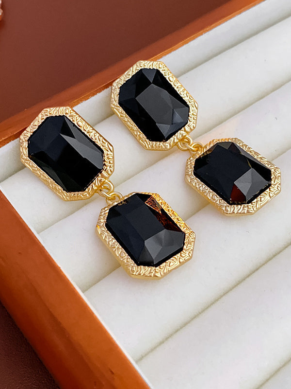 Geometric Drop Earrings