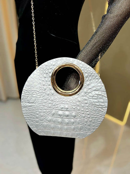 Chains Geometric Crossbody Bags Evening Bags & Clutches