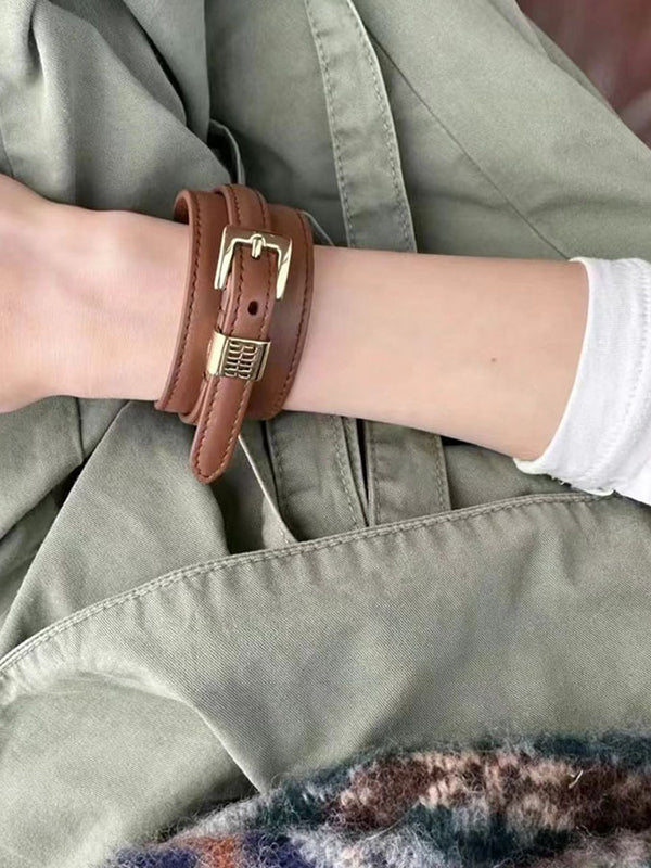 Buckle Geometric Bracelet Accessories