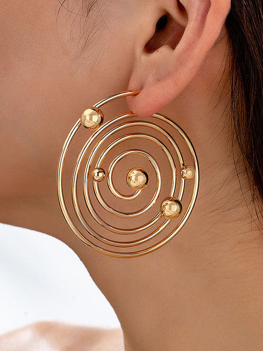 Geometric Drop Earrings