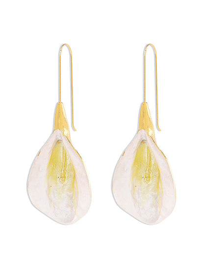 Flower Shape Drop Earrings Earrings Accessories
