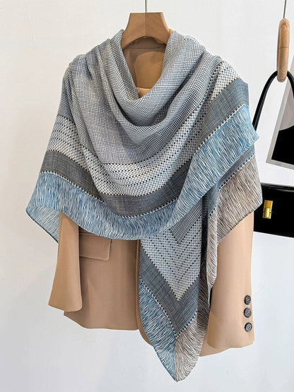 Striped Shawl&Scarf