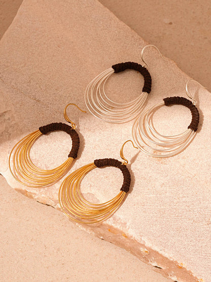 Geometric Drop Earrings