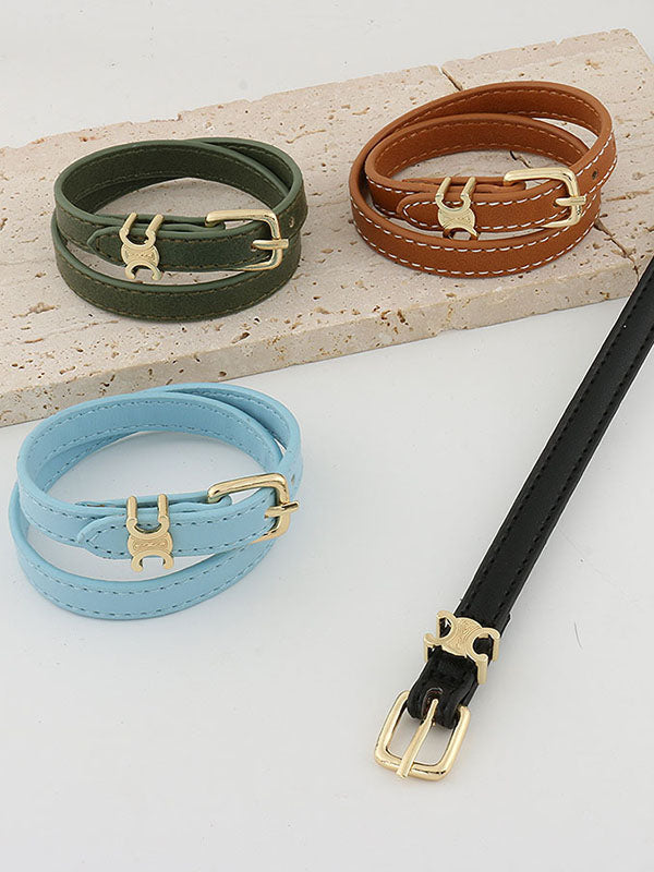 Buckle Geometric Bracelet Accessories