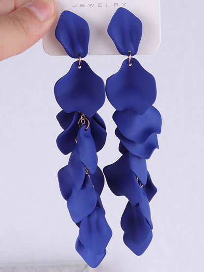 Chains Flower Shape Earrings Accessories