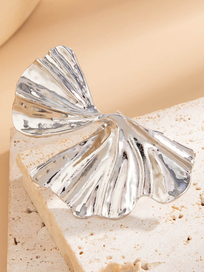 Irregularity Geometric Pleated Rings Accessories