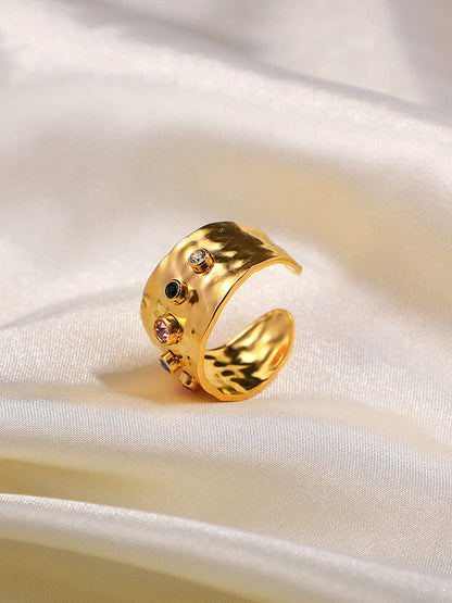 Adjustable Rhine Stones Rings Accessories
