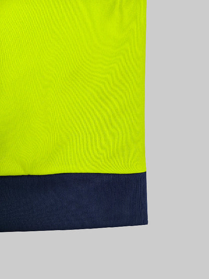 Long Sleeves Contrast Color Split-Joint High Neck Hoodies&Sweatshirt Sweatshirt Tops Tops