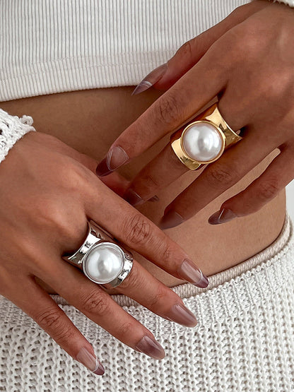 Geometric Shiny Rings Accessories