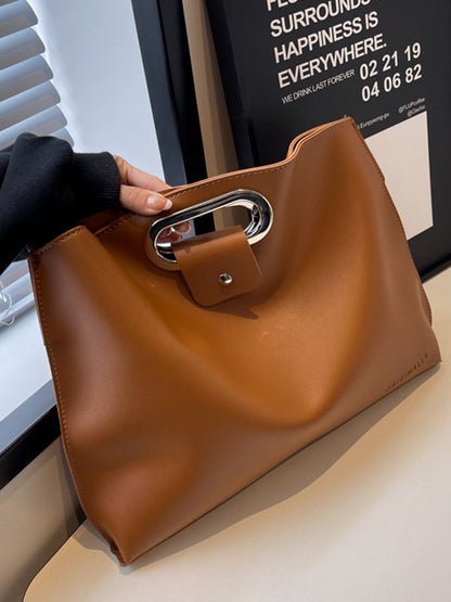 Two-Piece Set Hollow Solid Color Bags Accessories Handbags