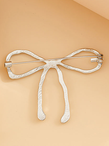 Bowknot Solid Color Brooch Accessories