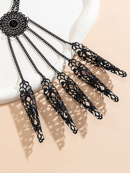 Chains Geometric Hollow Nail Protectors