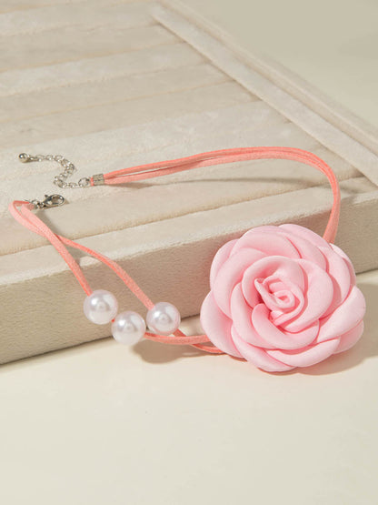 Three-Dimensional Flower Necklaces Accessories