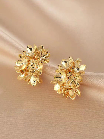 Flower Shape Earrings Accessories