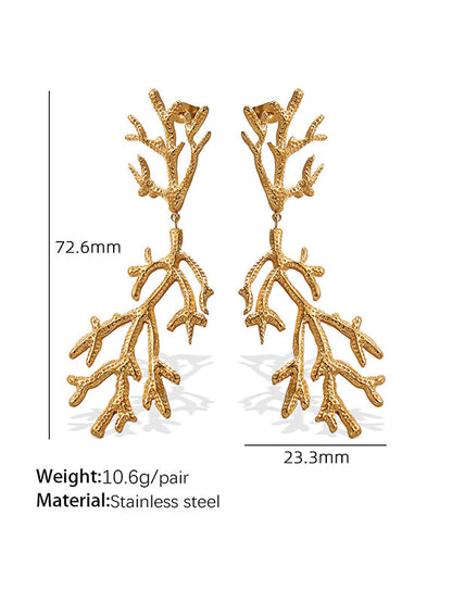 Geometric Drop Earrings