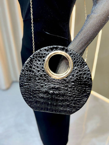 Chains Geometric Crossbody Bags Evening Bags & Clutches