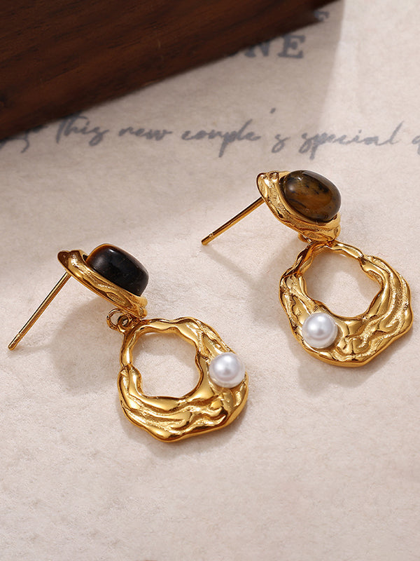 Geometric Drop Earrings