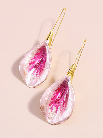 Flower Shape Drop Earrings Earrings Accessories