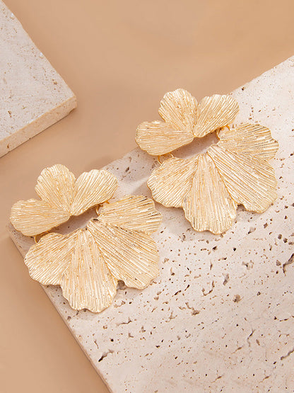 Irregularity Flower Shape Earrings Accessories