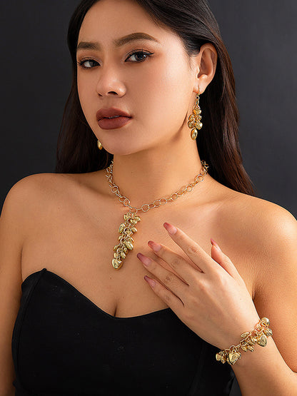 Chains Geometric Heart Shape Bracelet Accessories