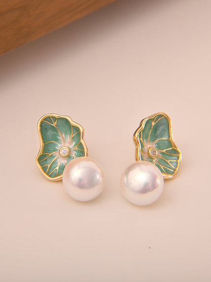 Contrast Color Rhinestone Eardrop Accessories