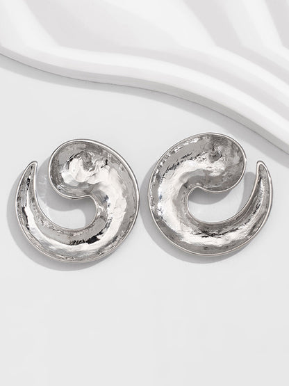 Geometric Exaggerated Solid Color Earrings Accessories