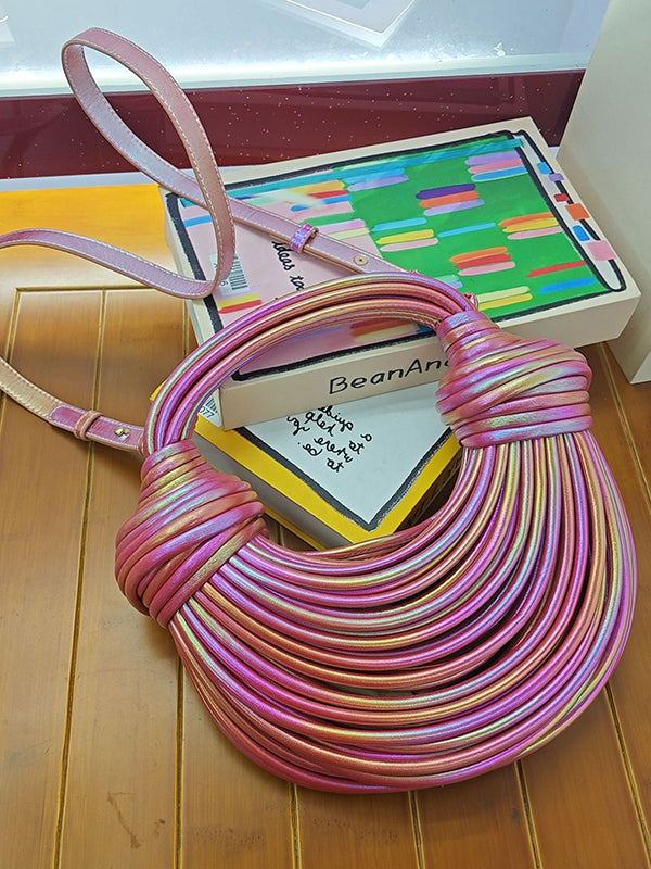 Geometric Zipper Handbags