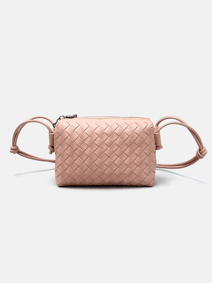 Woven Zipper Bags Crossbody Bags