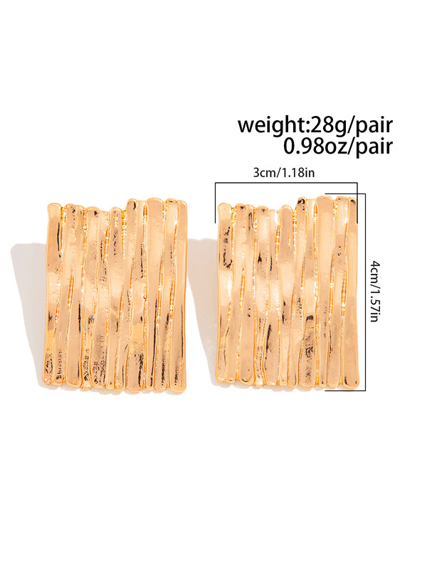 Geometric Drop Earrings