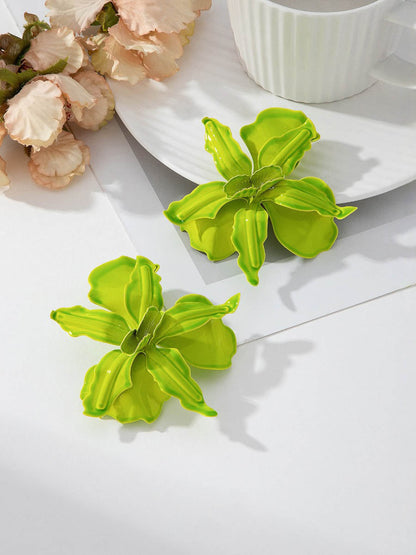 Flower Shape Earrings Accessories