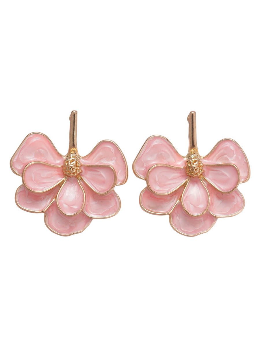 Flower Shape Drop Earrings