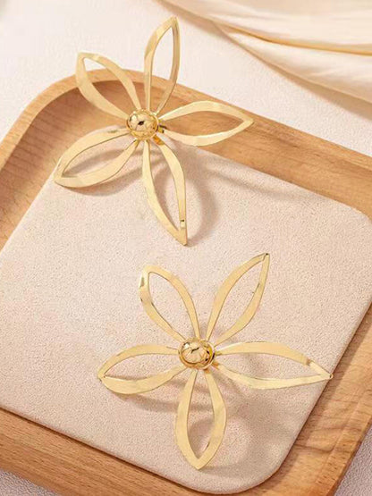 Flower Shape Drop Earrings