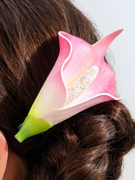 Three-Dimensional Flower Hair Clips